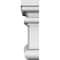 Ekena Millwork 135" Bottom Width x 136 1/8" Top Width x 3 1/2"H x 7/8"P Bedford Crosshead CRH03X135BE - alternate 5